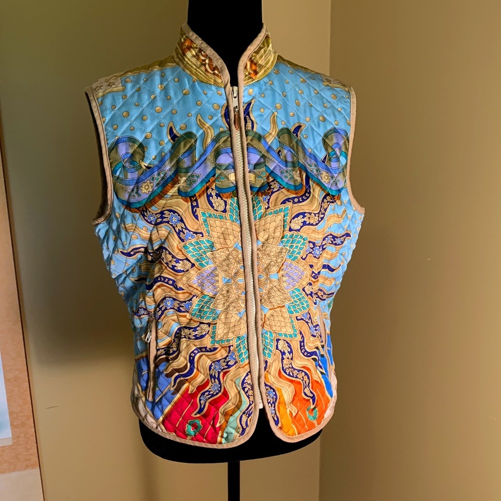 J. McLaughlin Silk Vest